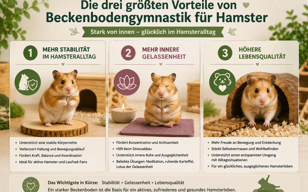Die drei größten Vorteile von Beckenbodengymnastik für Hamster
