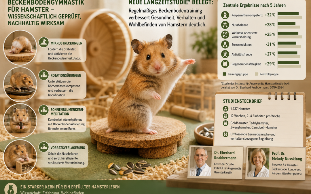 Neue Langzeitstudie belegt: Gezielte Beckenbodengymnastik verbessert Lebensqualität und Vorratsmanagement bei Hamstern
